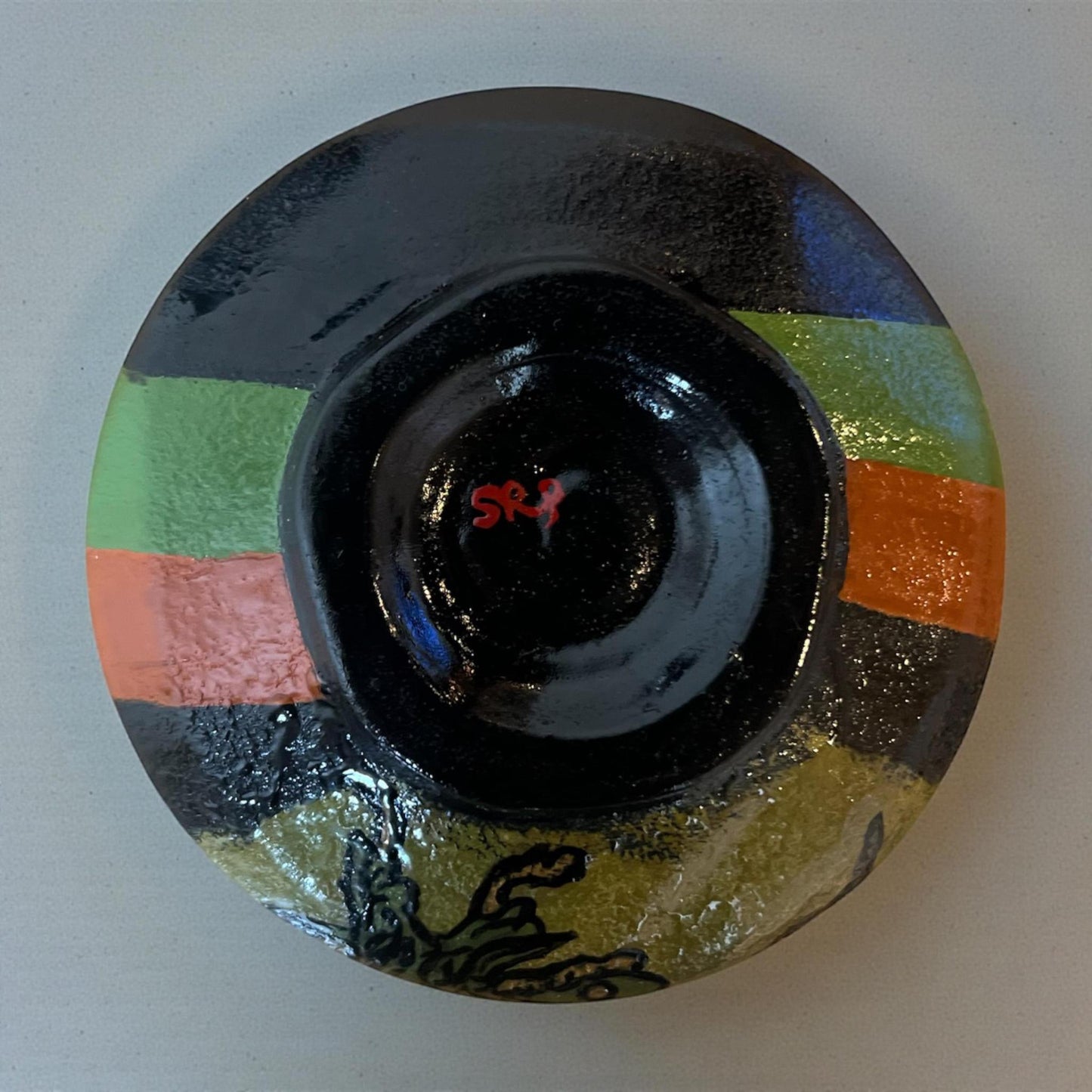 One-of-a-kind Lacquerware Chawan - "Fashionable Octopus Games"