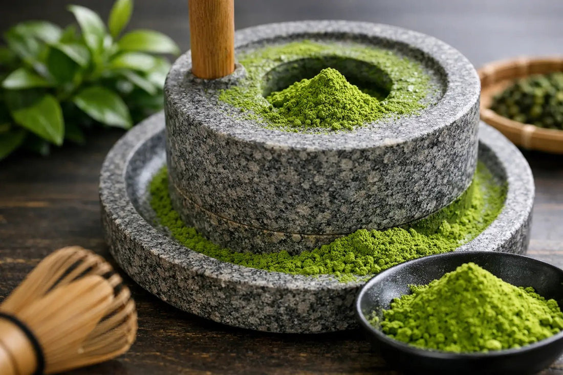 A Granite Milling Process Example for Fresh Matcha - River & Stone Tea