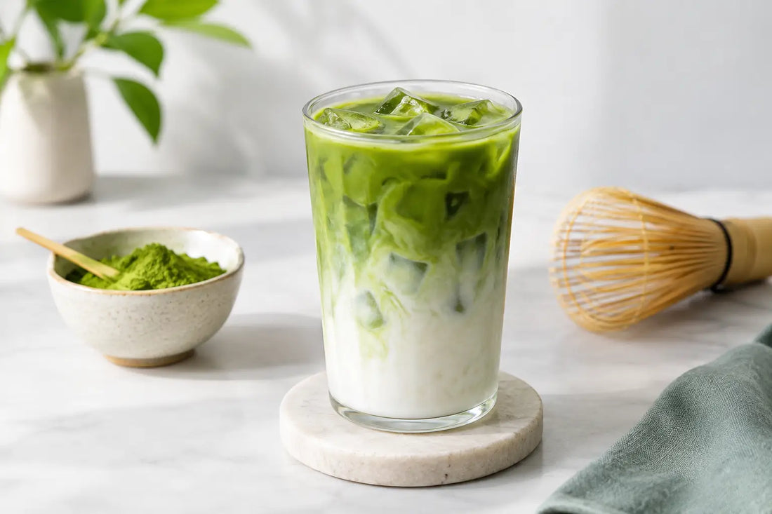 How to Make an Iced Matcha Latte That Tastes Clear