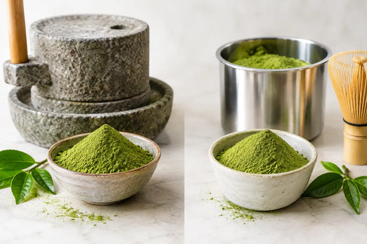 Stone Milled Versus Machine Matcha: What Changes?
