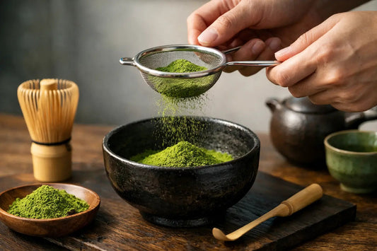 How to Sift Matcha for a Smooth, Silken Bowl - River & Stone Tea