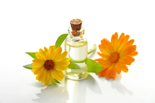 Essential Oil w/ flowers