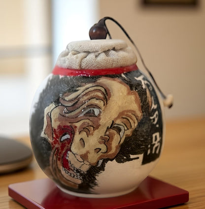 One-of-a-kind Laughing Demoness Tea Caddy