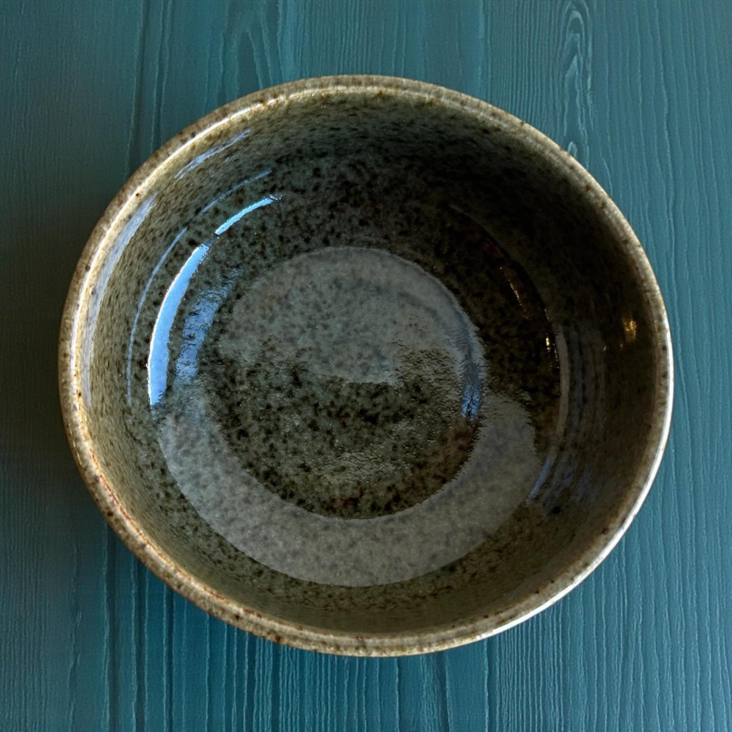 Britt Howe Handmade Speckled Green Bowl - A