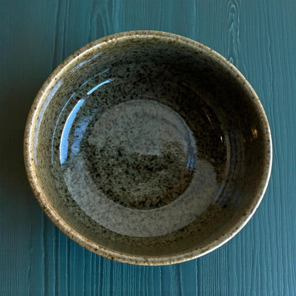 Britt Howe Handmade Speckled Green Bowl - A