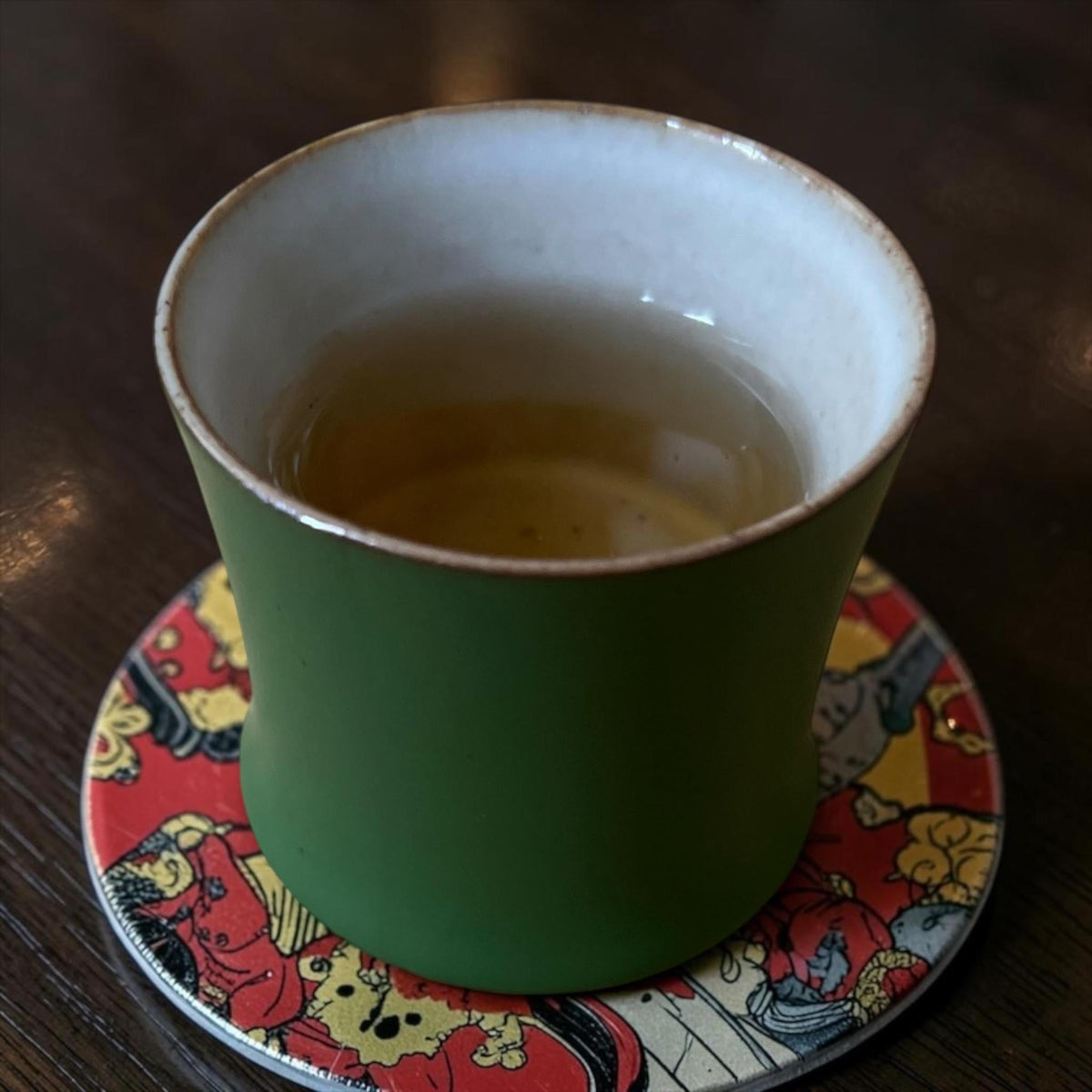 Ceramic Bamboo Joint Tea Cup - River & Stone Tea