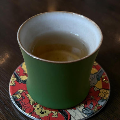 Ceramic Bamboo Joint Tea Cup - River & Stone Tea