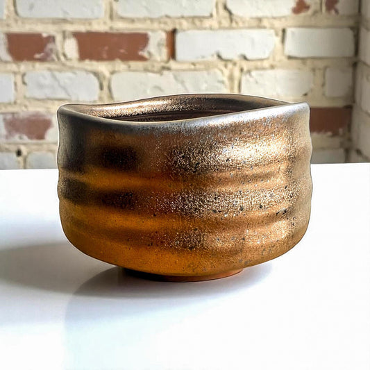 Gold Leaf Chawan - River & Stone Tea