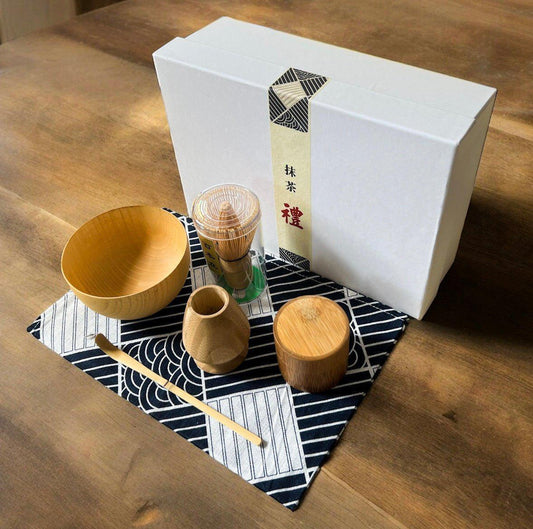 Japanese Minimalist Bamboo Matcha Set - River & Stone Tea